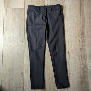 LOFT black work pants Marissa skinny size 2